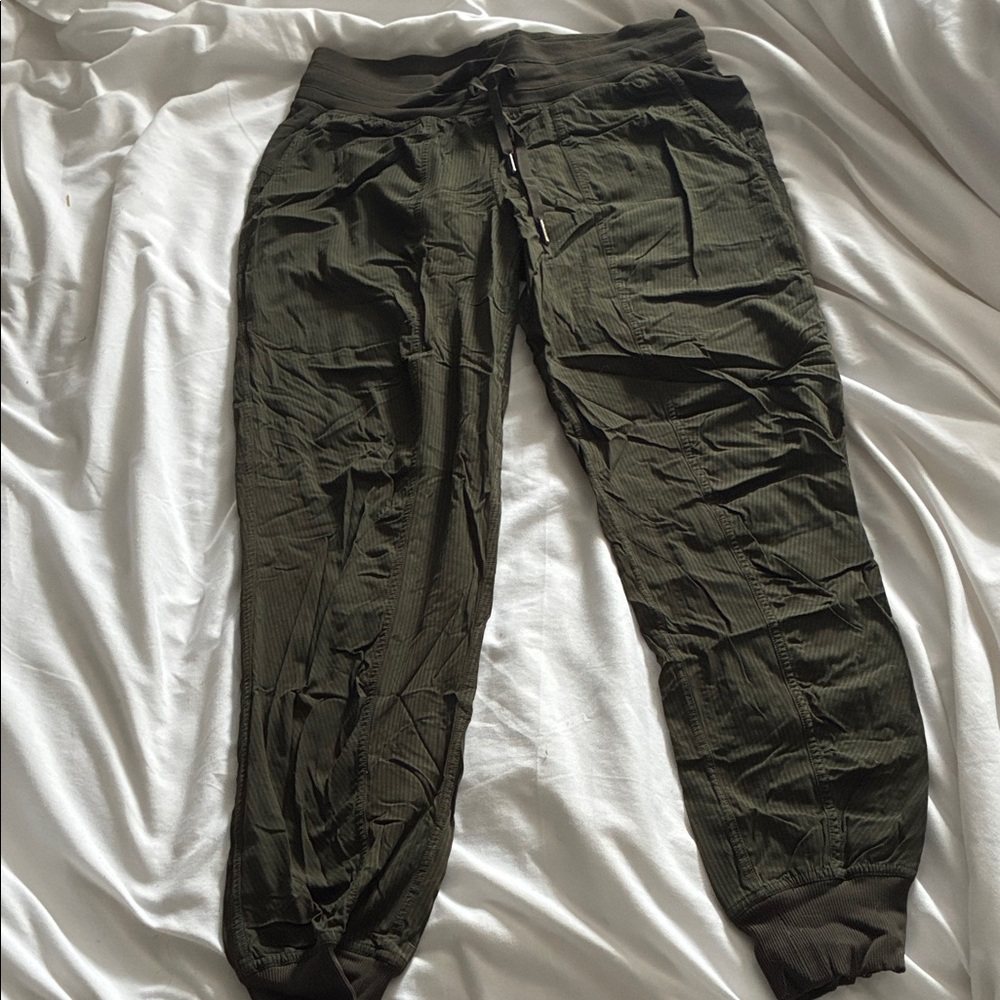 lululemon athletica Olive Green Dance Studio Joggers